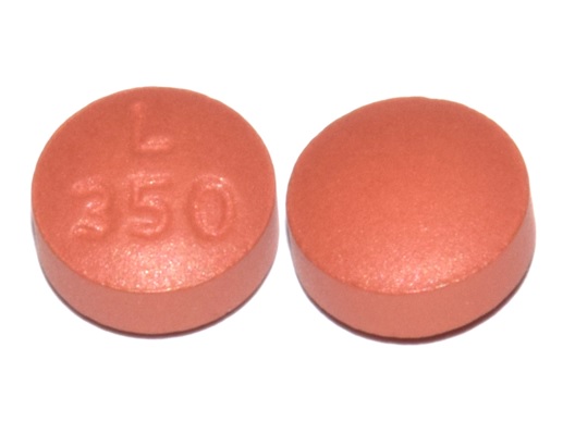 Pill L350 Red Round is Desvenlafaxine Succinate Extended-Release