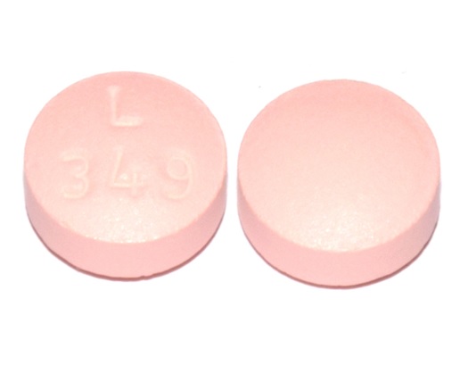 Pill L349 Pink Round is Desvenlafaxine Succinate Extended-Release