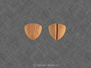 Pill SKF E19 Orange Three-sided is Dexedrine