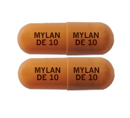 Dexmethylphenidate hydrochloride extended-release 10 mg MYLAN DE 10 MYLAN DE 10