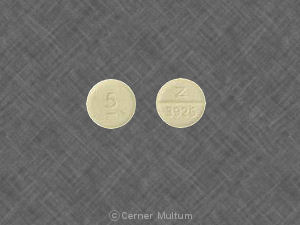 Pill Z 3926 5 Yellow Round is Diazepam