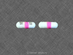 Dilantin kapseals 30 mg P-D 365 P-D 365