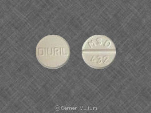 Diuril 500 mg DIURIL MSD 432