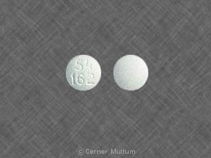 Pill 54 162 White Round is Dolophine