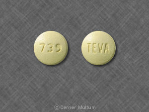 Donepezil hydrochloride 10 mg TEVA 739