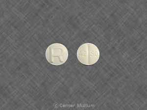 Pill R 42 50 White Round is Donnatal