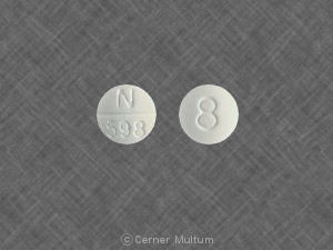 Doxazosin mesylate 8 mg N 598 8