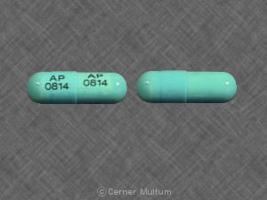 Doxycycline hyclate 100 mg AP 0814 AP 0814