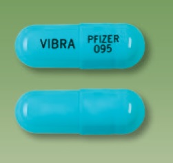 Doxycycline hyclate 100 mg VIBRA PFIZER 095