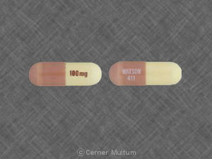 Doxycycline monohydrate 100 mg WATSON 411 100 mg