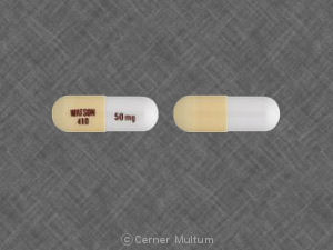 Doxycycline monohydrate 50 mg WATSON 410 50 mg