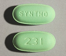 Pille SYNTHO 231 ist Eemt veresterte Östrogene 1,25 mg / Methyltestosteron 2,5 mg