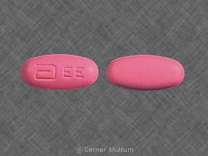 Pill a EE Pink Elliptical/Oval is E.E.S. 400 Filmtab
