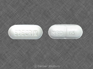 Pill EDECRIN MSD 65 White Elliptical/Oval is Edecrin