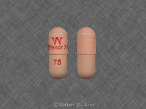 Effexor XR 75 mg W Effexor XR 75