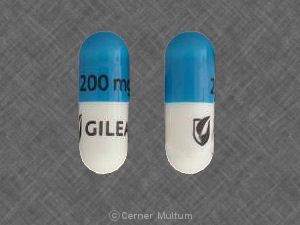 Emtriva 200 mg 200 mg GILEAD