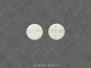 La pilule SCHN 26 98 est du maléate d'énalapril 2,5 mg