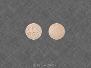 Pill APO 052 Orange Round is Enalapril Maleate