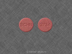 Pill SCHN 2734  Round is Enalapril Maleate