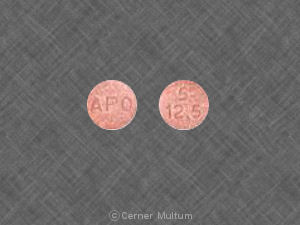 Enalapril maleate and hydrochlorothiazide 5 mg / 12.5 mg APO 5 12.5
