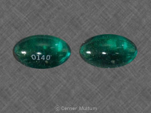 Pill 0140 Green Oval is Ergocalciferol