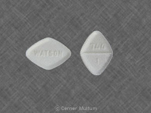 Estazolam 1 mg WATSON 744 1