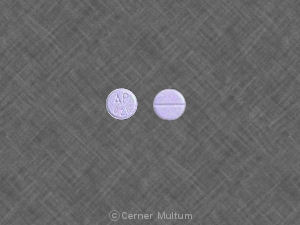 Pill AP 026 Purple Round is Estradiol