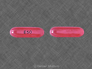 E50-pilleri on Etoposide 50 mg