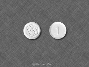 Pill Imprint logo 1 (Fanapt 1 mg)
