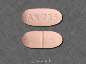 Pill AN 735 is Felbamate 600 mg