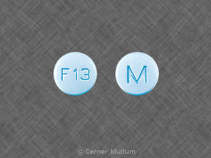Pill M F13 Blue Round is Felodipine Extended Release