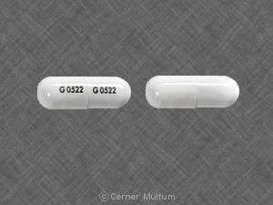 Fenofibrate (micronized) 134 mg G 0522 G 0522