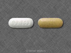 Fexofenadine hydrochloride and pseudoephedrine hydrochloride extended release 60 mg / 120 mg 93 T13