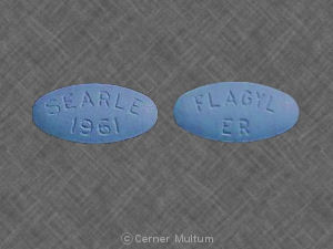 Flagyl ER 750 mg SEARLE 1961 FLAGYL ER