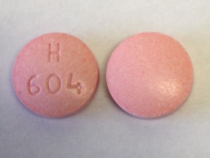 Pill H 604 Pink Round is Fluconazole