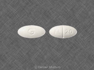 Fluoxetine hydrochloride 20 mg G FL 20