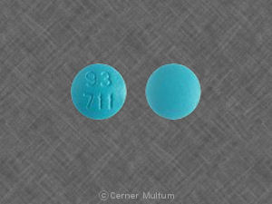 Pill 93 711 Blue Round is Ansaid