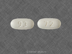 Pill 93 72 White Oval is Fluvoxamine Maleate