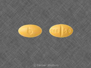Pill b 968 50 Yellow Elliptical/Oval is Fluvoxamine Maleate