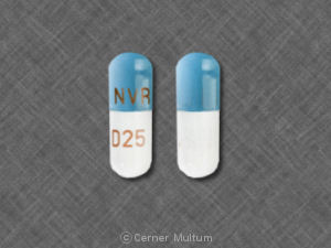 Focalin XR 25 mg NVR D25