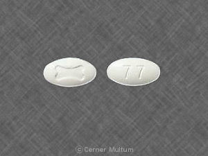 Pill Imprint Logo 77 (Fosamax 35 mg)
