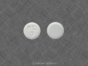 Fosinopril sodium and hydrochlorothiazide 10 mg / 12.5 mg RC 3