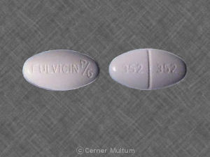 Fulvicin P G ultramicrocrystalline 330 mg FULVICIN P/G 352 352
