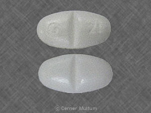 G 21 Pill Images White Elliptical Oval