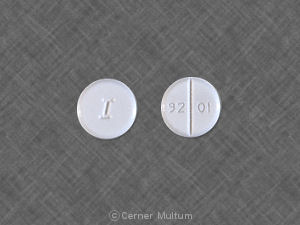 Pill I 92 01 White Round is Glipizide
