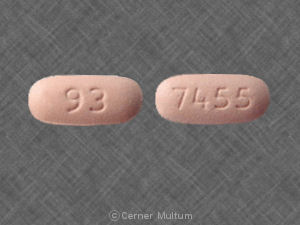 Glipizide and metformin hydrochloride 2.5 mg / 250 mg 93 7455