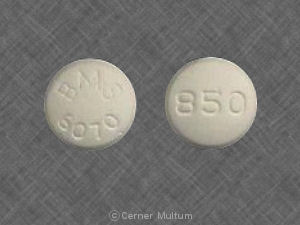 Glucophage 850 mg BMS 6070 850