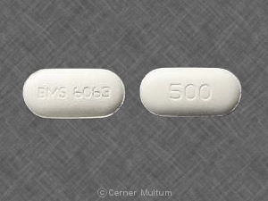 Glucophage XR 500 mg BMS 6063 500