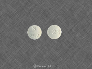 Glyburide 1.25 mg N 342 1.25