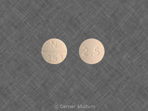 Glyburide 2.5 mg N 343 2.5